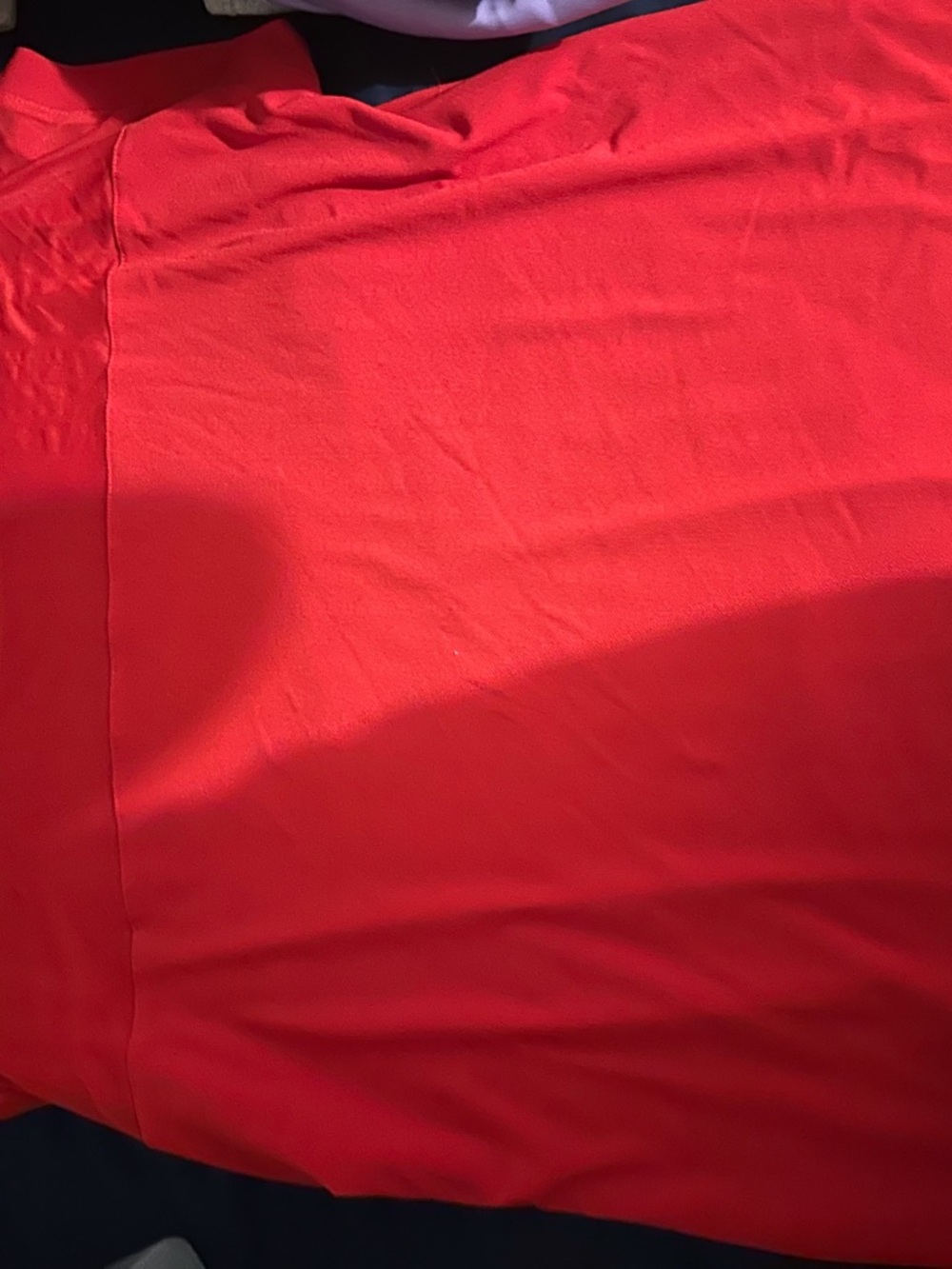 Bright Red Dress Shell